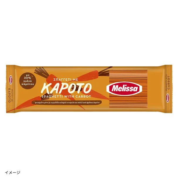 メリッサ「ベジタブルスパゲッティ にんじん30% 1.6mm」400g