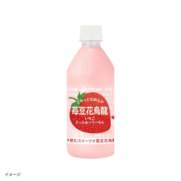 伊藤園「とろっとなめらか 苺豆花烏龍」480ml
