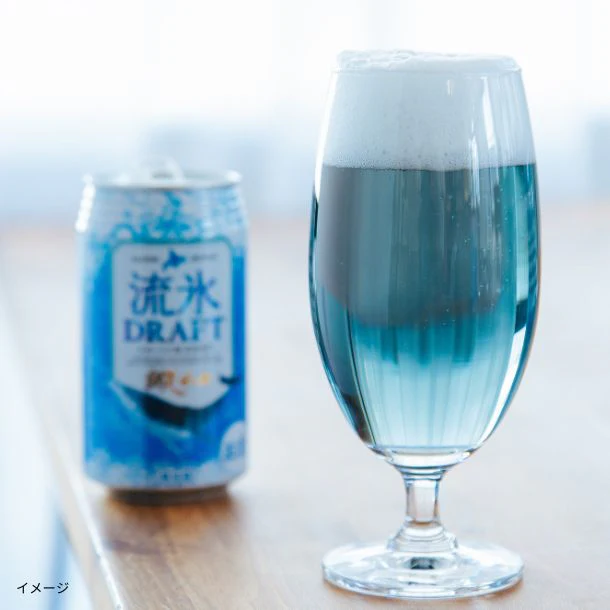 網走ビール「流氷ドラフト(缶)」350ml