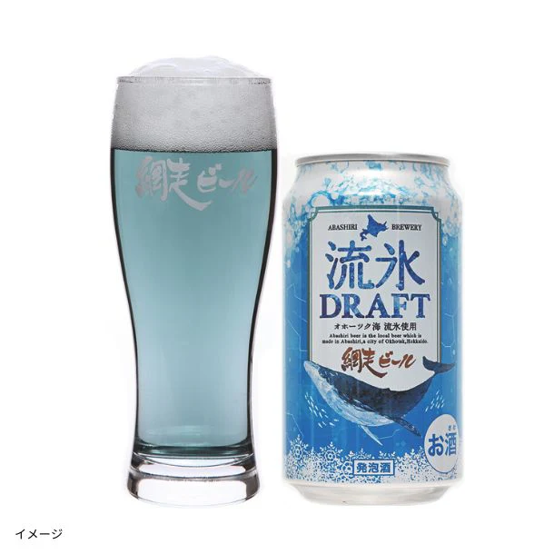 網走ビール「流氷ドラフト(缶)」350ml - Image 3