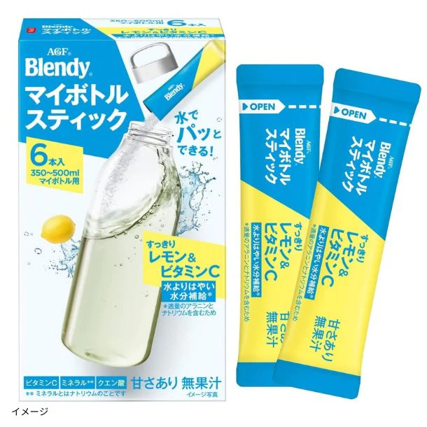 ブレンディ「マイボトルスティック すっきりレモン ビタミンC」6本入