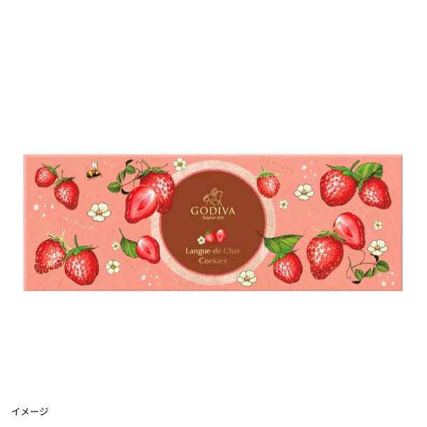 GODIVA「あまおう苺ラングドシャクッキー アソートメント（8枚入）」