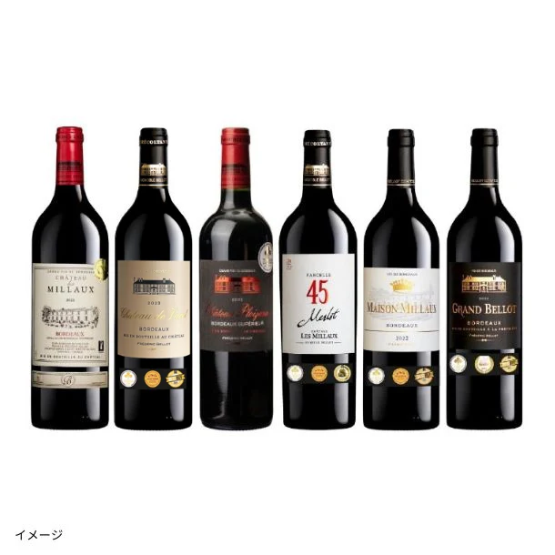 「トリプル金賞入り！オーブリオンの元醸造家が手掛ける金賞ボルドー赤ワインセット」750ml