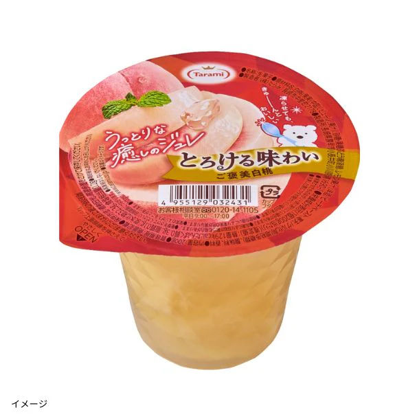 たらみ「とろける味わい ご褒美白桃」200g