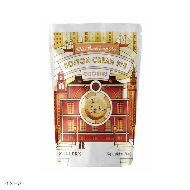 ミラーズ「ミスアメリカンパイ ボストンクリームパイクッキー」75g