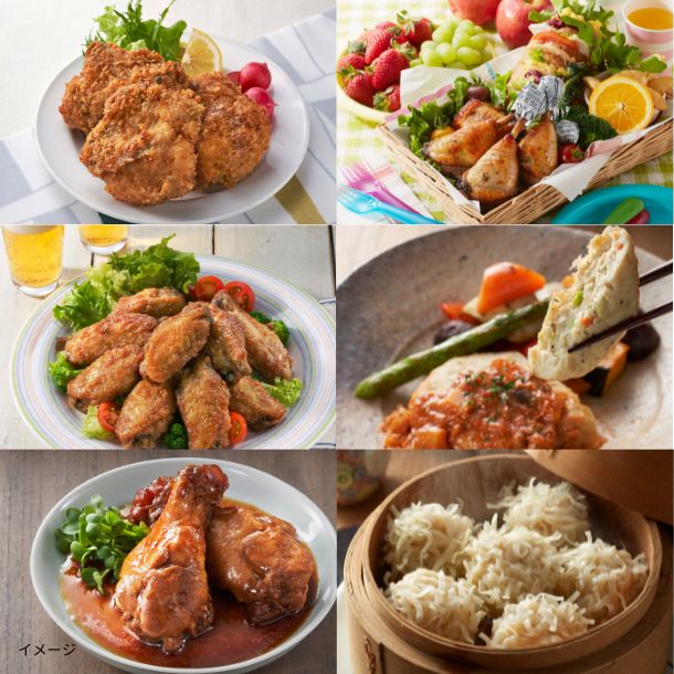 「みつせ鶏 夏の限定セット6品」