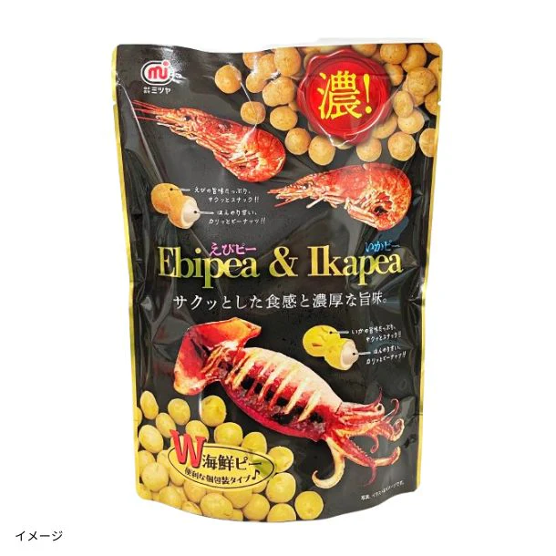 「濃!えびピー&いかピー」120g