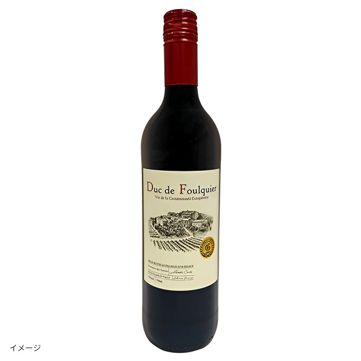 フランス産 赤「デュック・ド・フォルクィエール」750ml