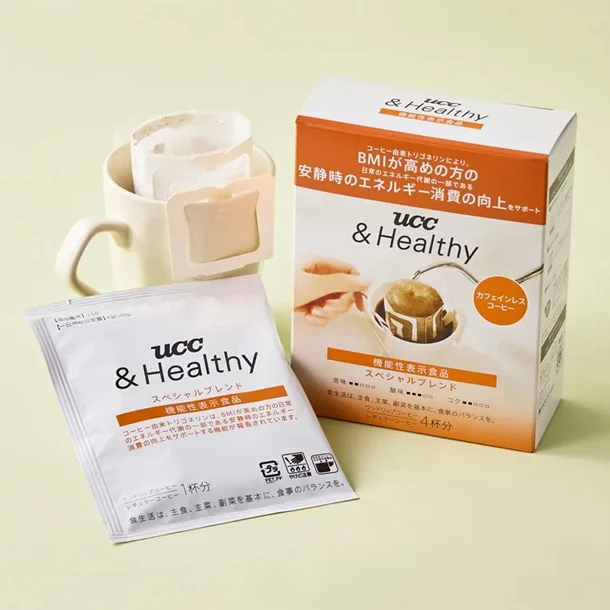 UCC「&Healthy スペシャルブレンド ワンドリップコーヒー」4杯分