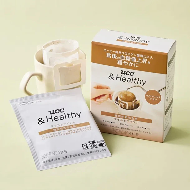 UCC「&Healthy マイルドテイスト ワンドリップコーヒー」4杯分