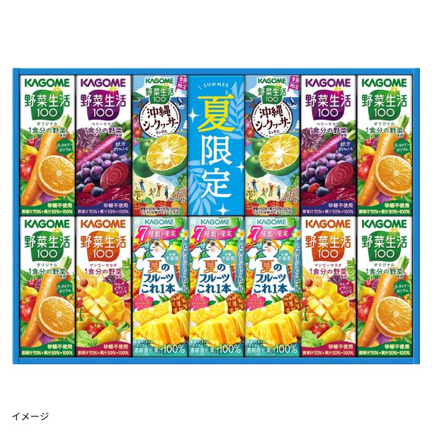 KAGOME「すこやかサマーバラエティギフト KYJ20S」13本