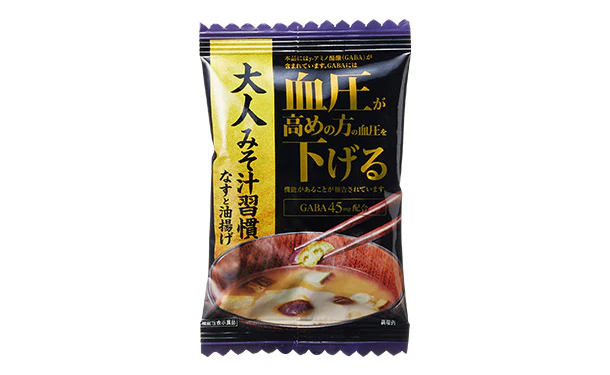 「大人みそ汁習慣 なすと油揚げ」