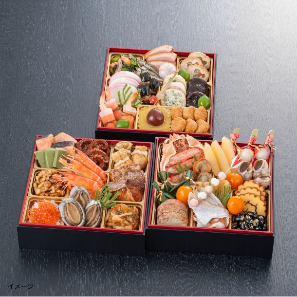 2026おせち「旬彩和食 口福 三段重」3人前