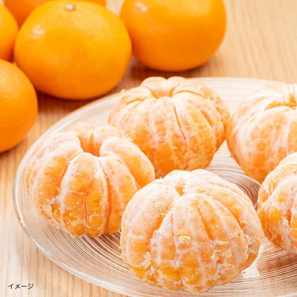 「国産 フルーツ冷凍 丸ごとみかん」6玉