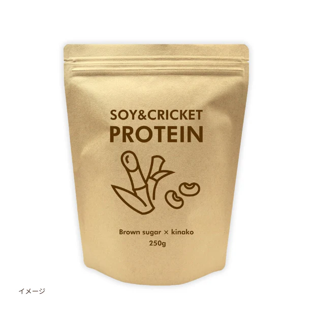 「ソイ&クリケットプロテイン 黒糖きなこ味」250g
