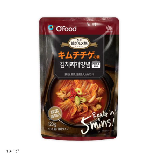 O'Food「韓グルメ旅 キムチチゲの素」120g