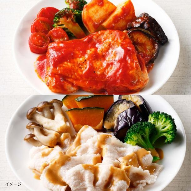Vivid TABLE「国産食材の彩り冷凍宅食(2種)」計12食