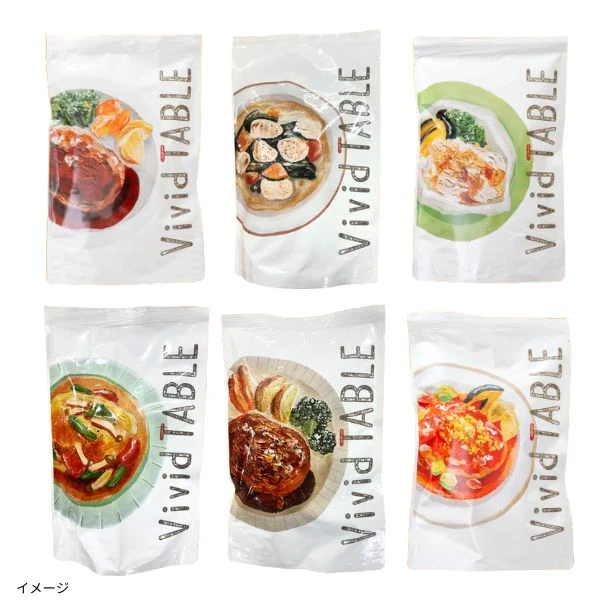Vivid TABLE「国産食材の彩り冷凍宅食(6種)」計12食 - Image 2