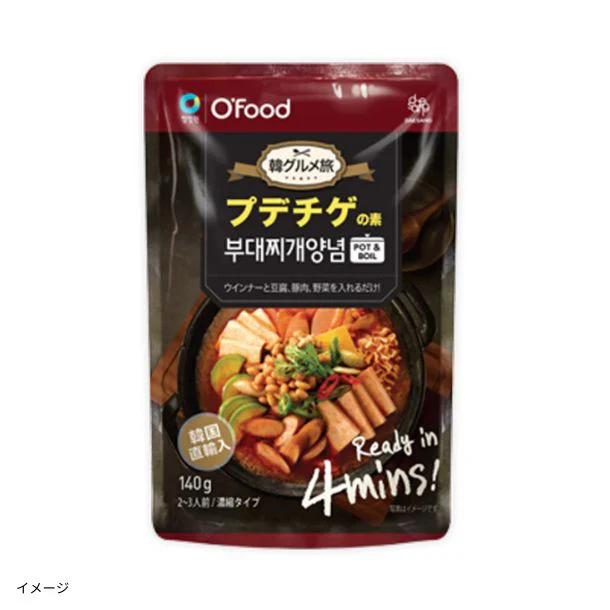 O'Food「韓グルメ旅 プデチゲの素」140g