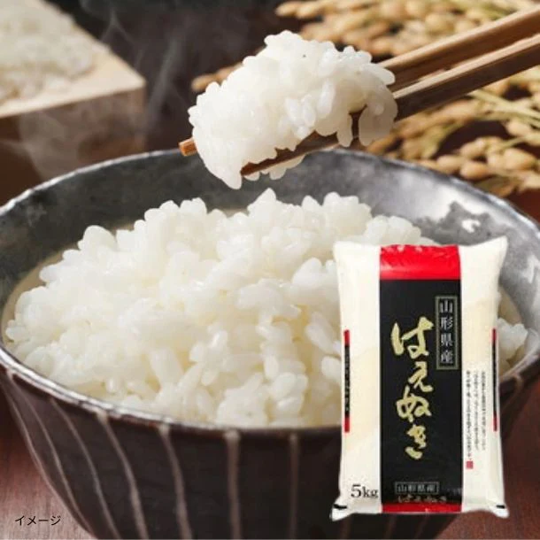 令和7年産「山形県産 はえぬき 精米」5kg