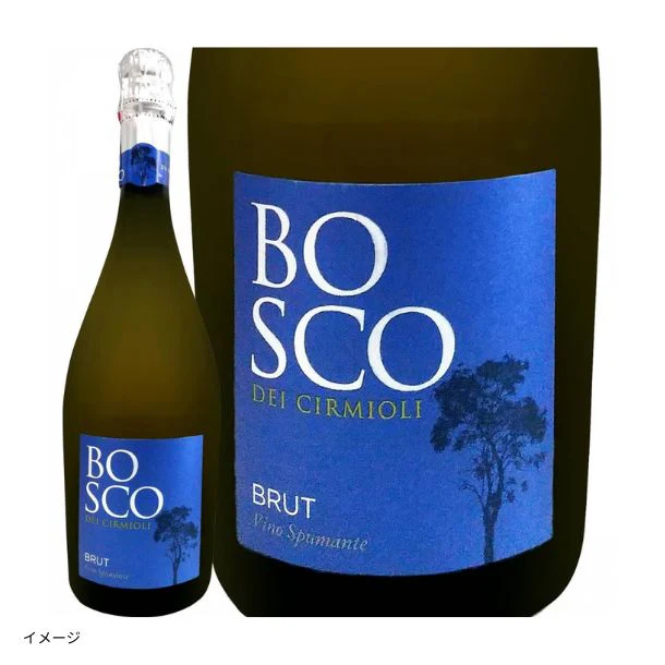 イタリア産 白泡「ボスコ・ディ・チルミオーリ・スプマンテ・ブリュット」750ml