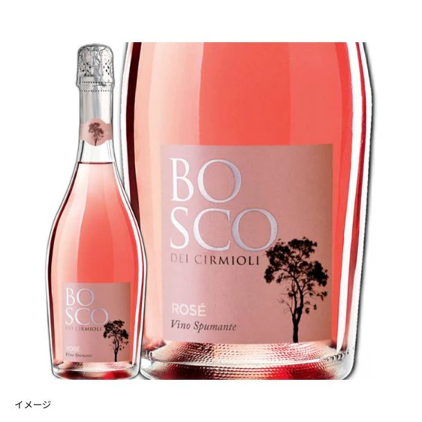 イタリア産 ロゼ泡「ボスコ・ディ・チルミオーリ・スプマンテ・エクストラドライ・ロゼ」750ml