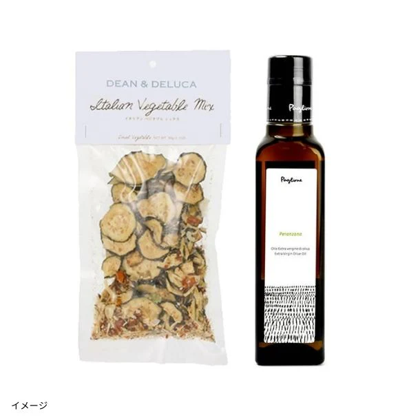 DEAN & DELUCA「オリーブオイルとイタリアンベジタブルミックス」