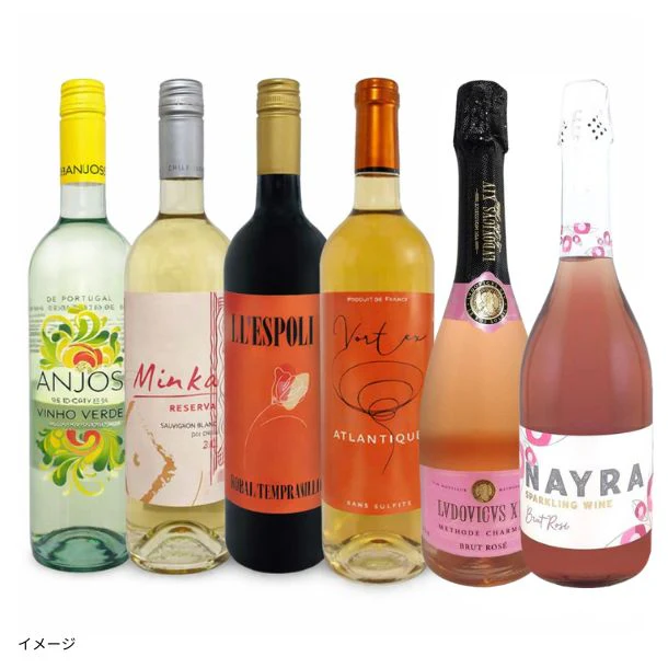 「家庭料理に合う!世界各国のワイン6本セット」750ml