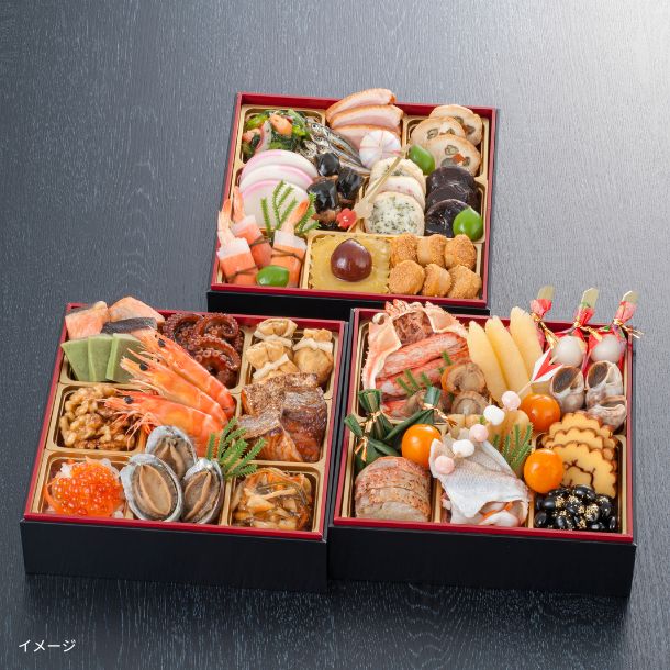 2026おせち「旬彩和食 口福 三段重」3人前