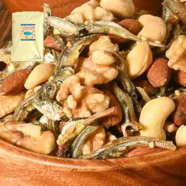 「ミックスナッツ小魚」300g