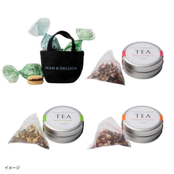 DEAN & DELUCA「紅茶3種とミニトートバーチのセット」