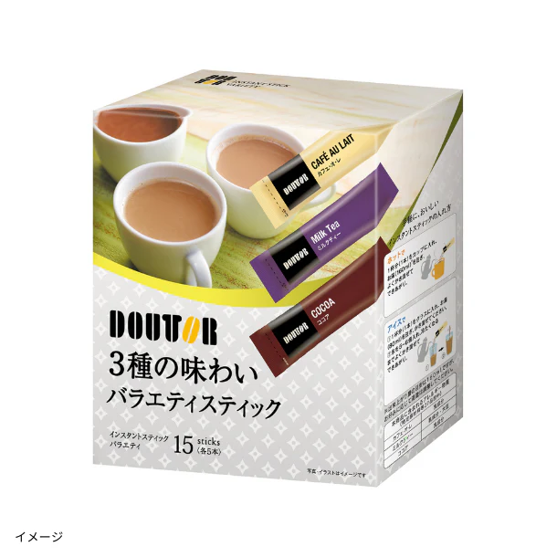 ドトール「3種の味わいバラエティスティック(15本入)」