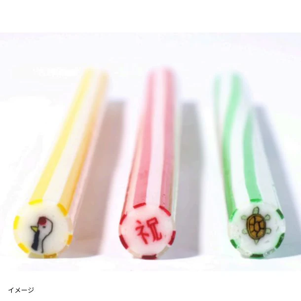PAPABUBBLE「350千歳飴 鶴亀」3本入