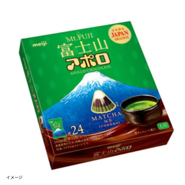 明治「富士山アポロ 抹茶」144g