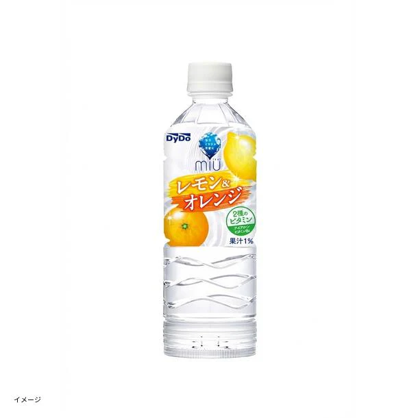 DyDo「ミウ レモン＆オレンジ」550ml
