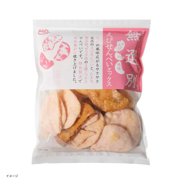 「無選別 えびせんべいミックス」145g