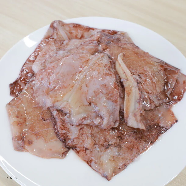 北海道産「イカ切り落とし（端材・耳）」500g