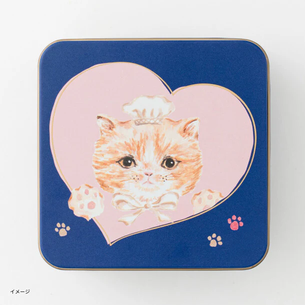 「こねこのこねこねクッキー缶 mini HEART」 - Image 3