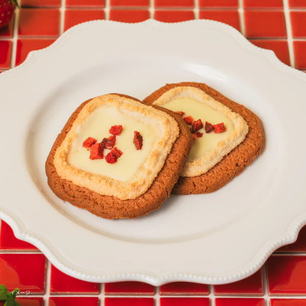 Cake.jp「TOKYO STRAWBERRY COOKIE」2個入 - Image 2