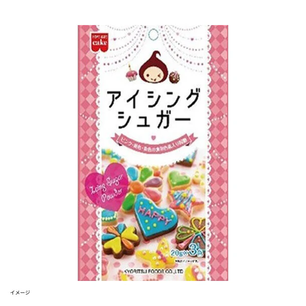 共立食品「アイシングシュガー 3色セット」60g