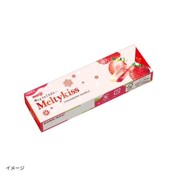 明治「メルティーキッス ストロベリーマーブル スティックパック」41g