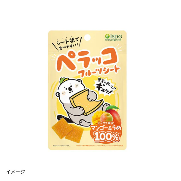 「ペラッコ フルーツシート マンゴー&うめ」20g