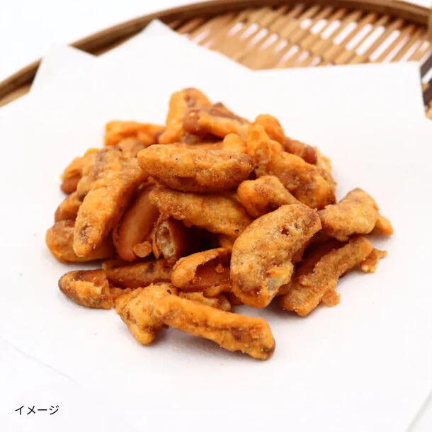「柿の種の天ぷら にんにくラー油」60g - Image 2