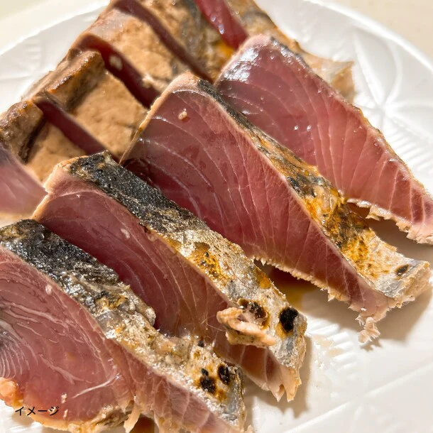 「炭火焼カツオタタキ2節(たれ付き)」600g - Image 2