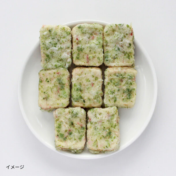 フジサニーフーズ「かにかまと枝豆の磯辺揚げ」8個入 - Image 2