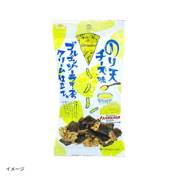 まるか食品「のり天 チーズ味 ゴルゴンゾーラチーズのクリーム仕立て」20g