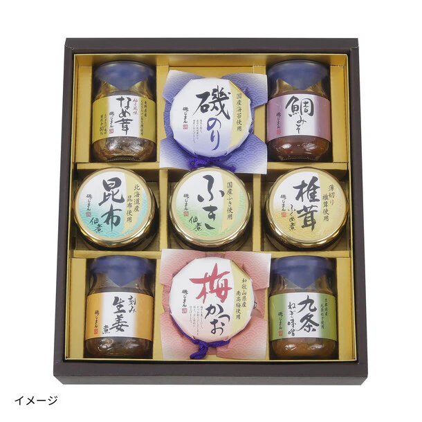 「ご飯のお供瓶詰セット MT-40」9個入 - Image 2