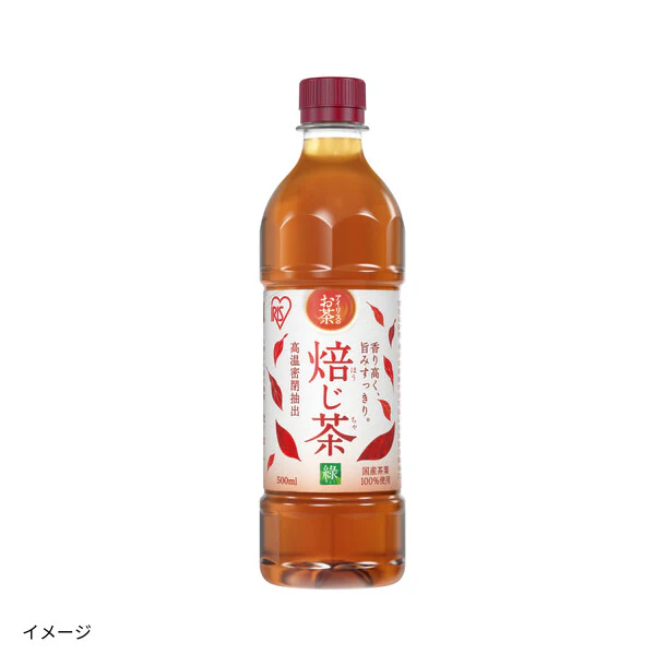 アイリスフーズ「アイリスのお茶 綠 焙じ茶」500ml