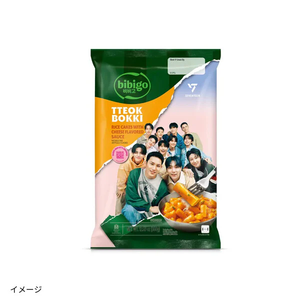 bibigo「トッポッキチーズ(セブンティーンコラボパッケージ)」360g
