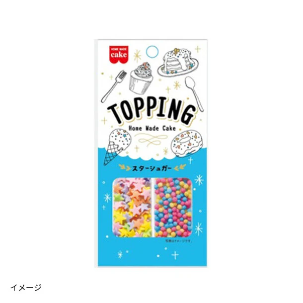 共立食品「トッピング スターシュガー」8g